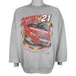 NASCAR (Jerzees) - Ricky Rudd #21 Crew Neck Sweatshirt 1990s X-Large
