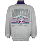 Vintage (Jerzees) - Montana State University Turtleneck Sweatshirt 1991 Large Vintage Retro