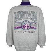 Vintage (Jerzees) - Montana State University Turtleneck Sweatshirt 1991 Large Vintage Retro