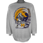 NCAA - Michigan Wolverines Big Ten Champions Sweatshirt 1997 X-Large