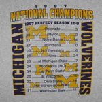NFL - Michigan Wolverines Big Ten Champions Crew Neck Sweatshirt 1997 X-Large Vintage Retro Football