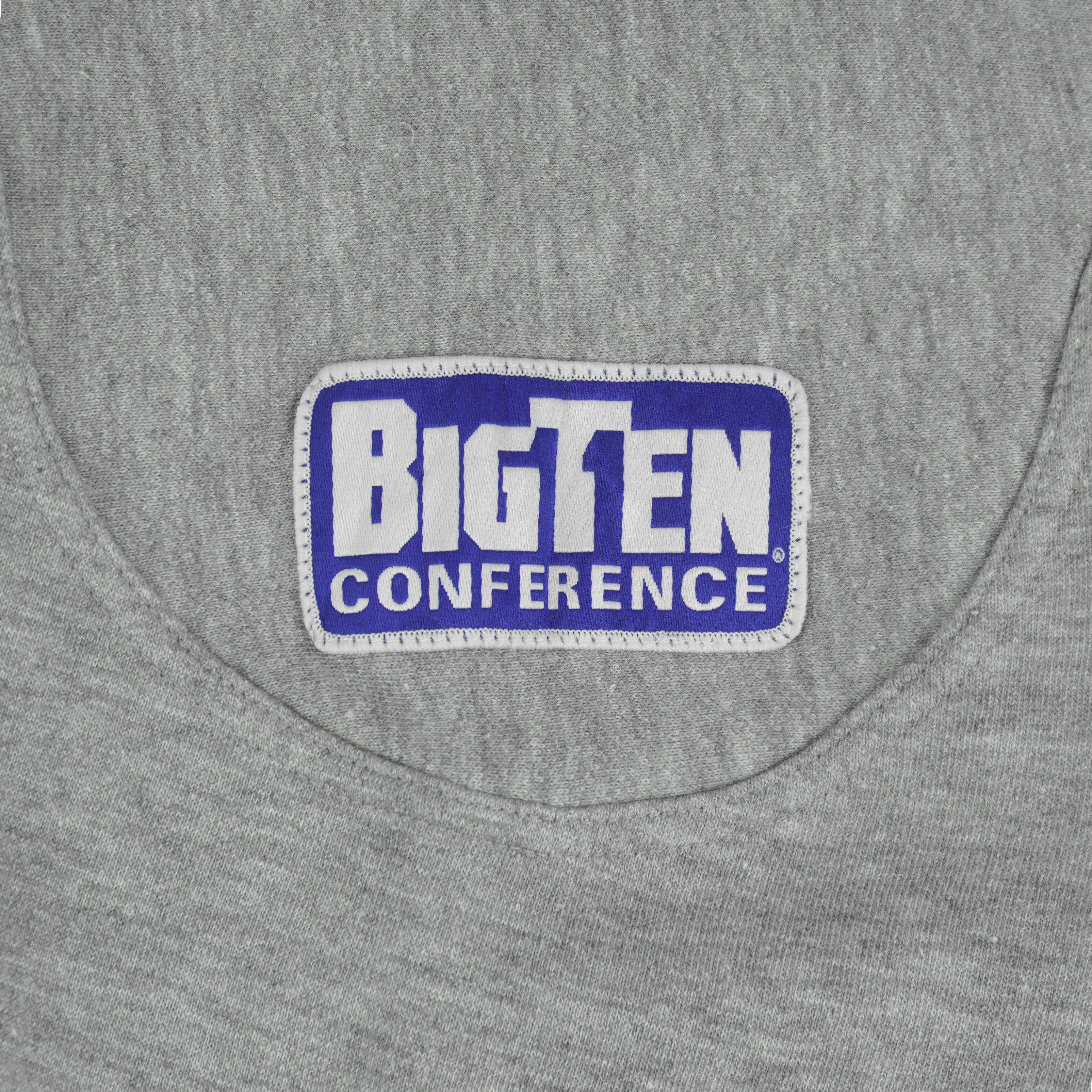 NCAA (Lee) - Northwestern Wildcats V-Neck Sweatshirt 1990s Large Vintage Retro