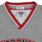NCAA (Lee) - Wisconsin Badgers V-Neck Sweatshirt 1990s XX-Large Vintage Retro