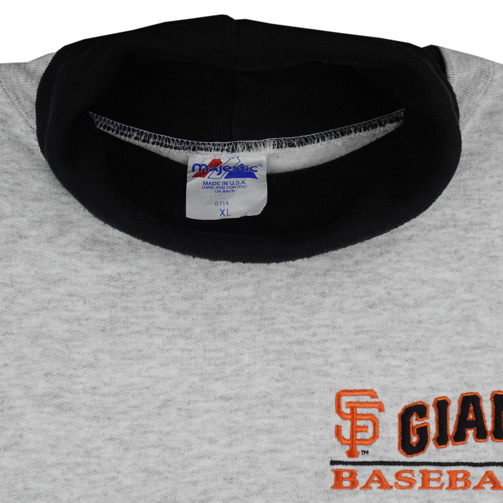 MLB (Majestic) - San Francisco Giants Turtleneck Sweatshirt 1990s X-Large Vintage Retro Baseball