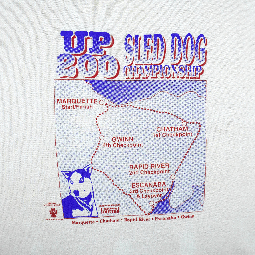 Vintage - U.P. 200 Sled Dog 10th Anniversary Sweatshirt 1999 X-Large Vintage Retro