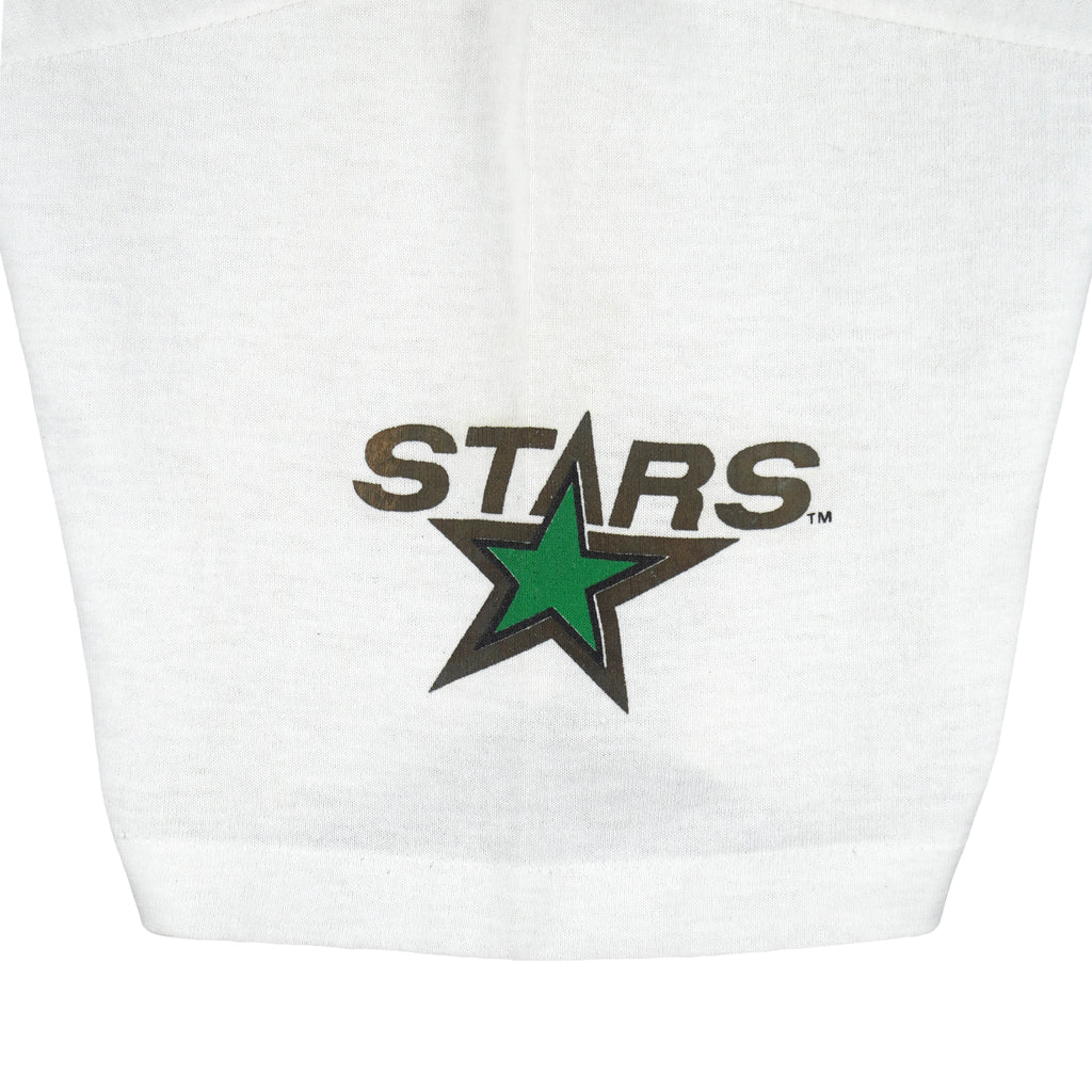 NHL (Bulletin Athletic) - Dallas Stars Hockey T-Shirt 1991 X-Large Vintage Retro
