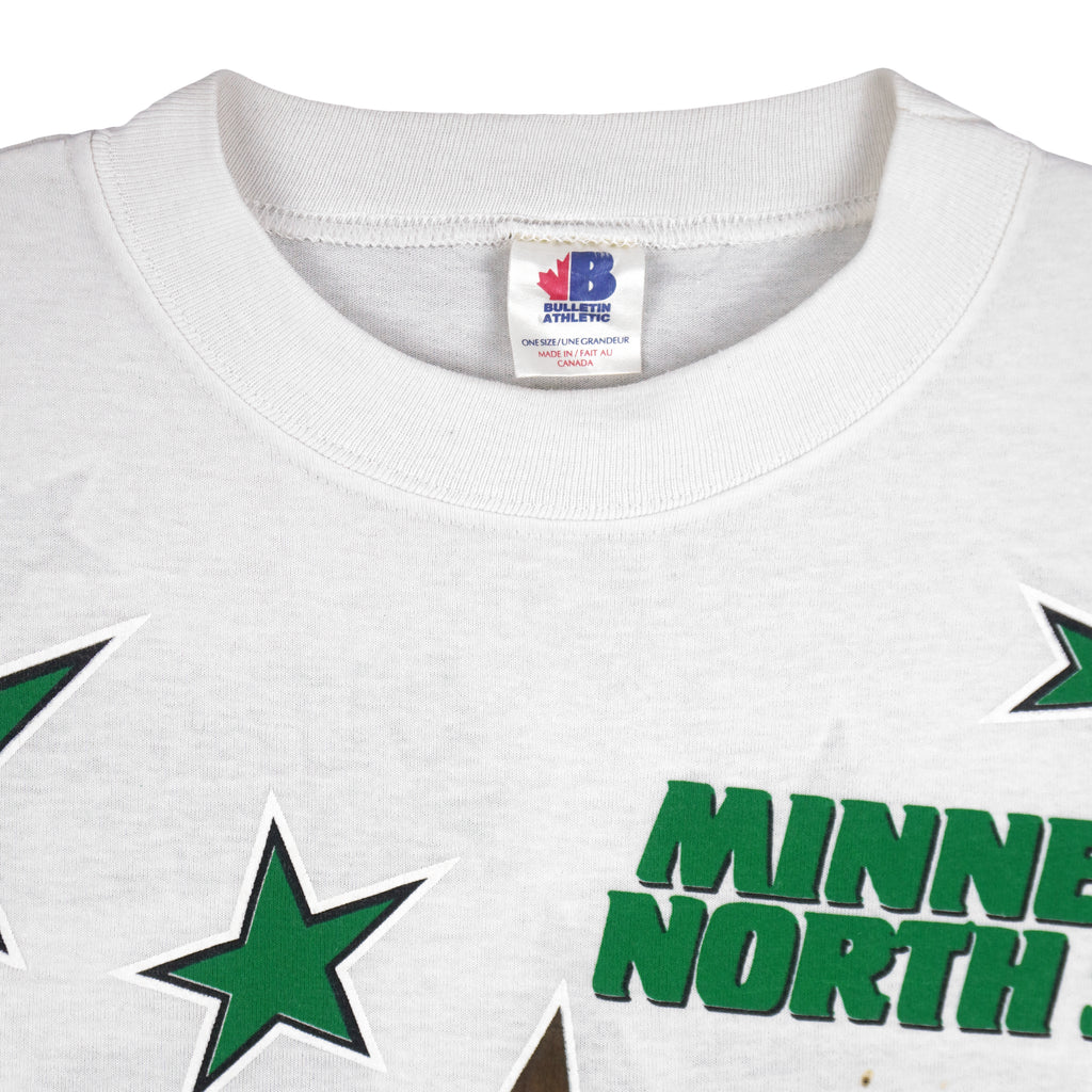 NHL (Bulletin Athletic) - Dallas Stars Hockey T-Shirt 1991 X-Large Vintage Retro