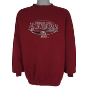 NCAA (Logo Athletic) - Alabama Crimson Tide Crew Neck Sweatshirt 1990s Large Vintage Retro