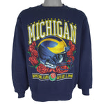NCAA (Pro Player) - Michigan Wolverines Rose Bowl Game Sweatshirt 1998 Medium Vintage Retro