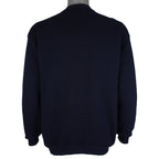 Plain navy back of the New York Yankees crew-neck sweatshirt
