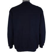Plain navy back of the New York Yankees crew-neck sweatshirt