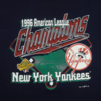 New York Yankees 1996 American League Champions graphic and World Series event logo