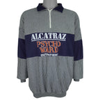 Vintage - Alcatraz Psycho Ward Outpatient 1/4 Zip Sweatshirt 1990s X-Large Vintage Retro
