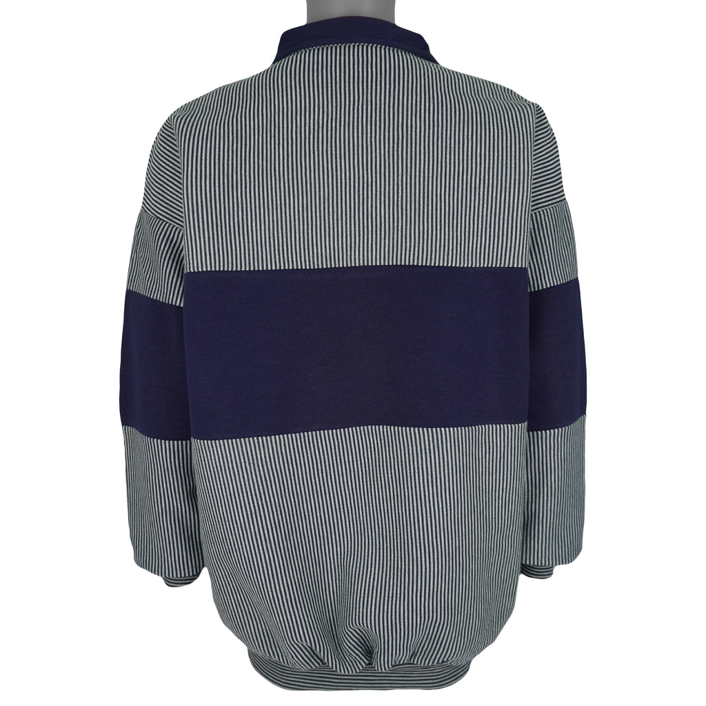 Vintage - Alcatraz Psycho Ward Outpatient 1/4 Zip Sweatshirt 1990s X-Large Vintage Retro