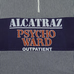 Vintage - Alcatraz Psycho Ward Outpatient 1/4 Zip Sweatshirt 1990s X-Large Vintage Retro