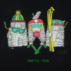 Vintage (Hanes) - Park City Utah Ski Cats Single Stitch T-Shirt 1992 X-Large Vintage Retro
