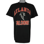 NFL (Russell Athletic) - Atlanta Falcons Single Stitch T-Shirt 1990s Large Vintage Retro Football