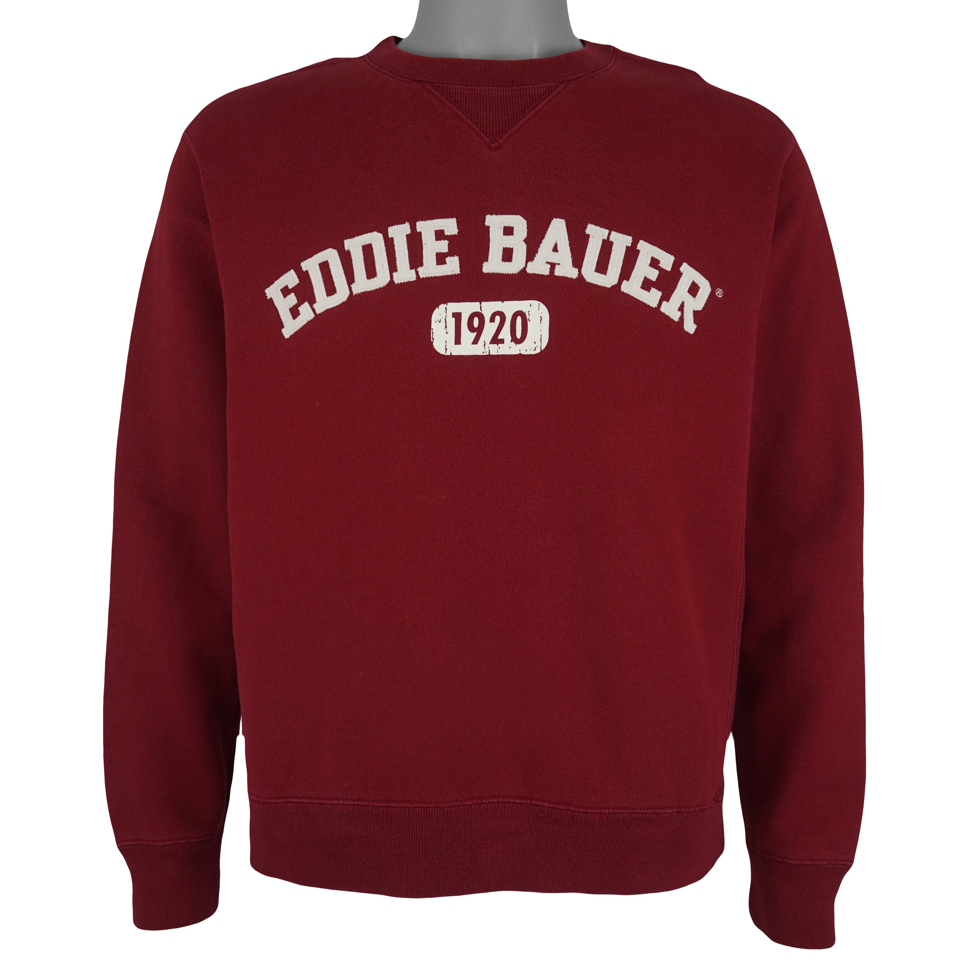 Vintage - Eddie Bauer Spell-Out Crew Neck Sweatshirt 1990s Small Vintage Retro
