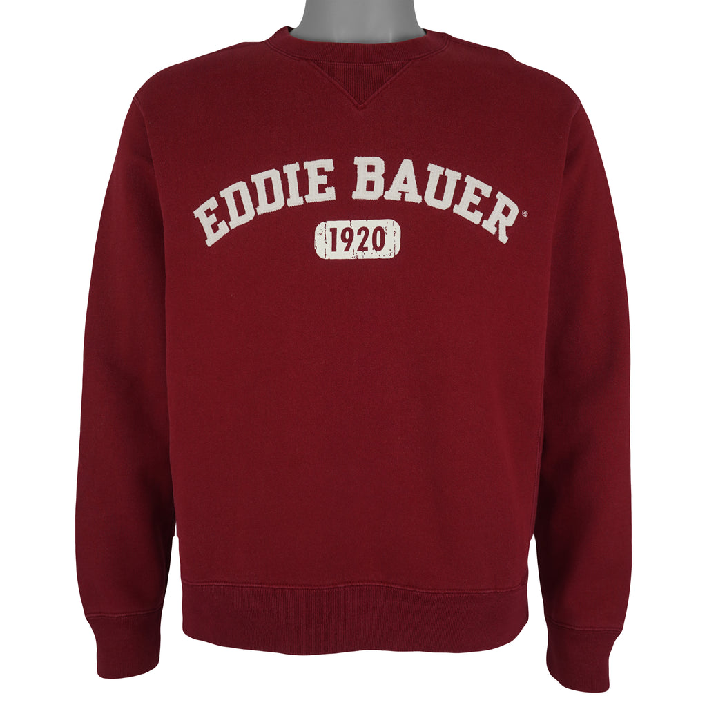 Vintage - Eddie Bauer Spell-Out Crew Neck Sweatshirt 1990s Small Vintage Retro