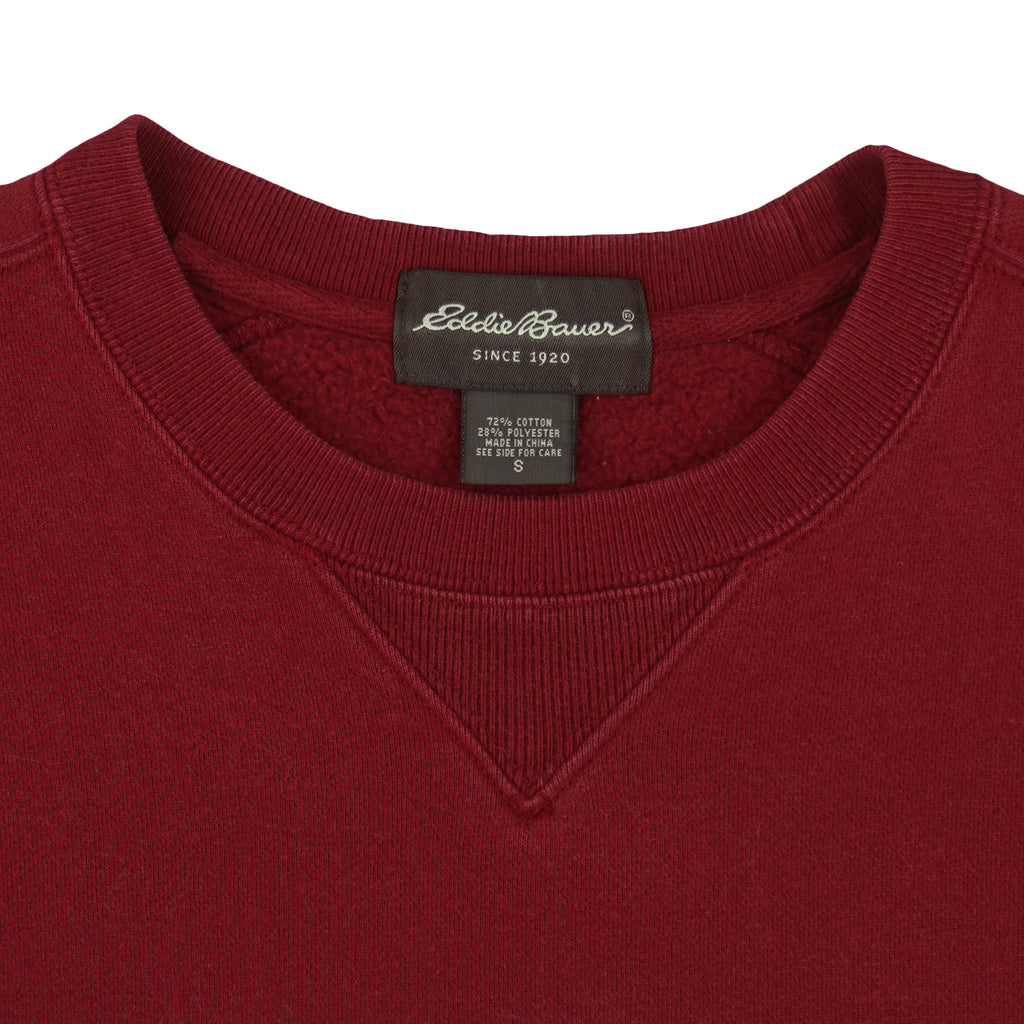 Vintage - Eddie Bauer Spell-Out Crew Neck Sweatshirt 1990s Small Vintage Retro