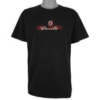 NHL (Lee) - New Jersey Devils Embroidered T-Shirt 1990s Large Vintage Retro Hockey