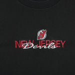 NHL (Lee) - New Jersey Devils Embroidered T-Shirt 1990s Large Vintage Retro Hockey