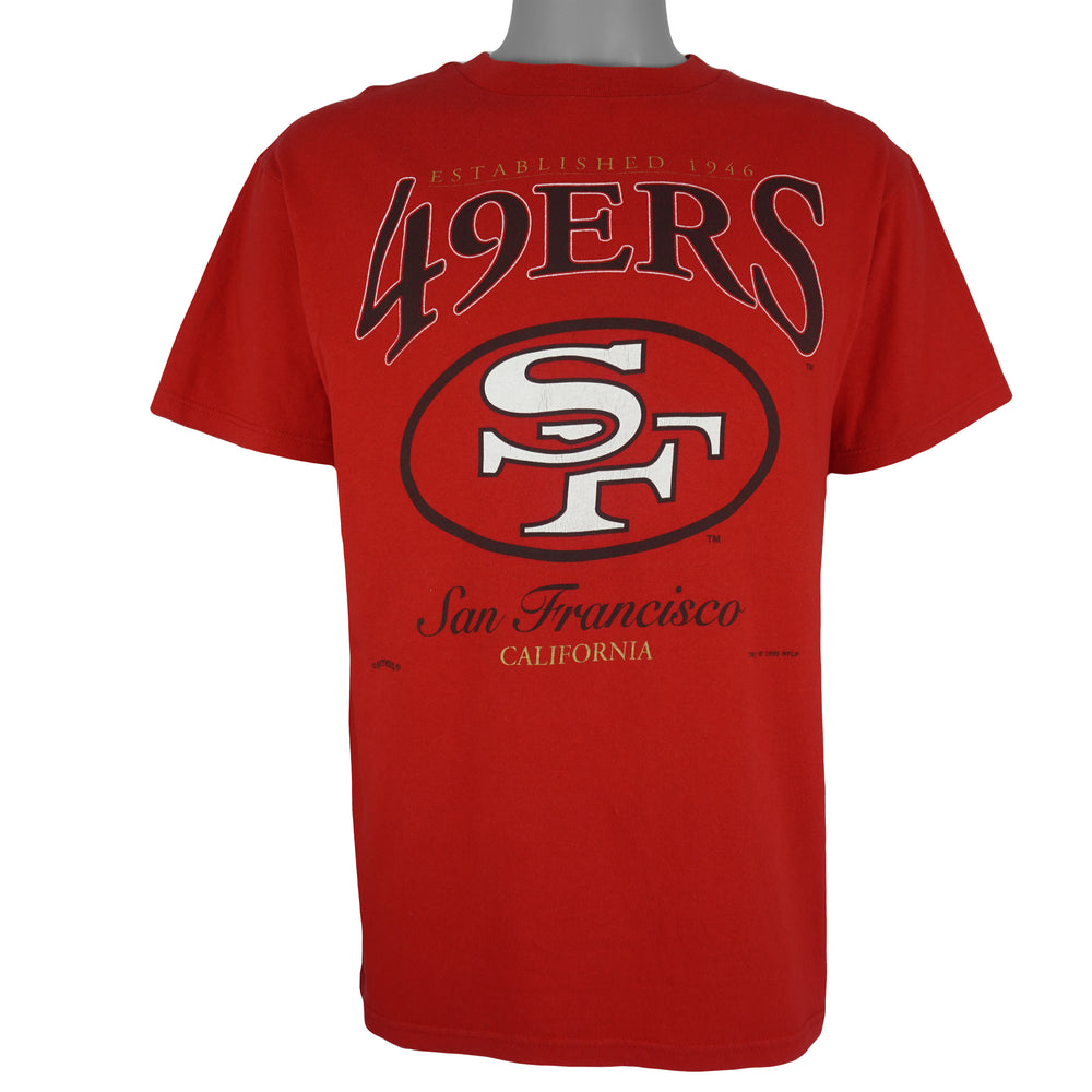 NFL (Nutmeg) - San Francisco 49ers T-Shirt 1995 X-Large Vintage Retro Football