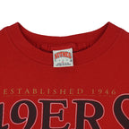 NFL (Nutmeg) - San Francisco 49ers T-Shirt 1995 X-Large Vintage Retro Football
