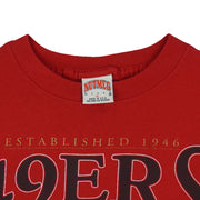 NFL (Nutmeg) - San Francisco 49ers T-Shirt 1995 X-Large Vintage Retro Football