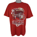 NFL (Dynasty) - Kansas City Chiefs Helmet T-Shirt 1990s X-Large Vintage Retro Football