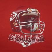 NFL (Dynasty) - Kansas City Chiefs Helmet T-Shirt 1990s X-Large Vintage Retro Football