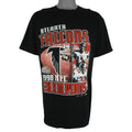 NFL - Atlanta Falcons Super Bowl XXXIII Players T-Shirt 1999 Large Vintage Retro Football