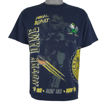 NCAA (Salem) - Notre Dame Fighting Irish Aerial Assault T-Shirt 1990s Medium