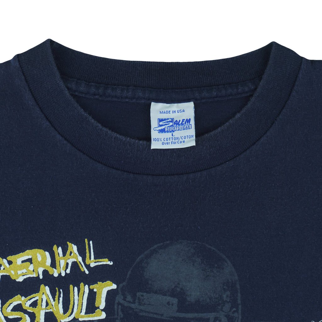 NCAA (Salem) - Notre Dame Fighting Irish Aerial Assault T-Shirt 1990s Large Vintage Retro