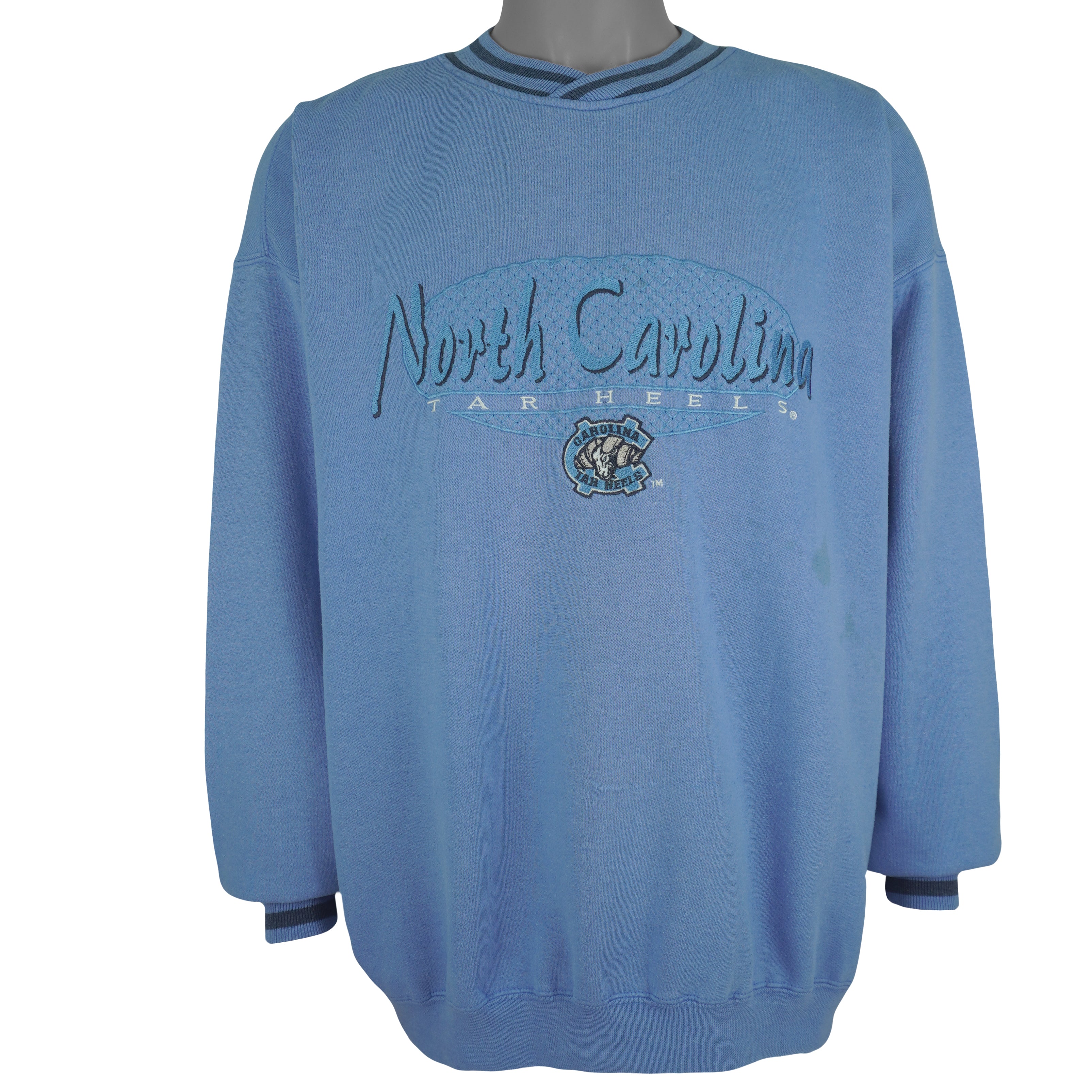 Starter (NCAA) - North Carolina Tar Heels Crew Neck Sweatshirt 1990s XX-Large Vintage Retro