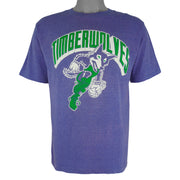 NBA (Swingster) - Minnesota Timberwolves Single Stitch T-Shirt 1990s X-Large Vintage Retro Basketball