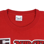 MLB (Savvy) - Carolina Mudcats Spell-Out T-Shirt 1993 Large Vintage Retro Baseball