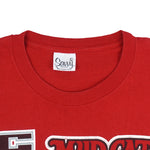 MLB (Savvy) - Carolina Mudcats Spell-Out T-Shirt 1993 Large Vintage Retro Baseball