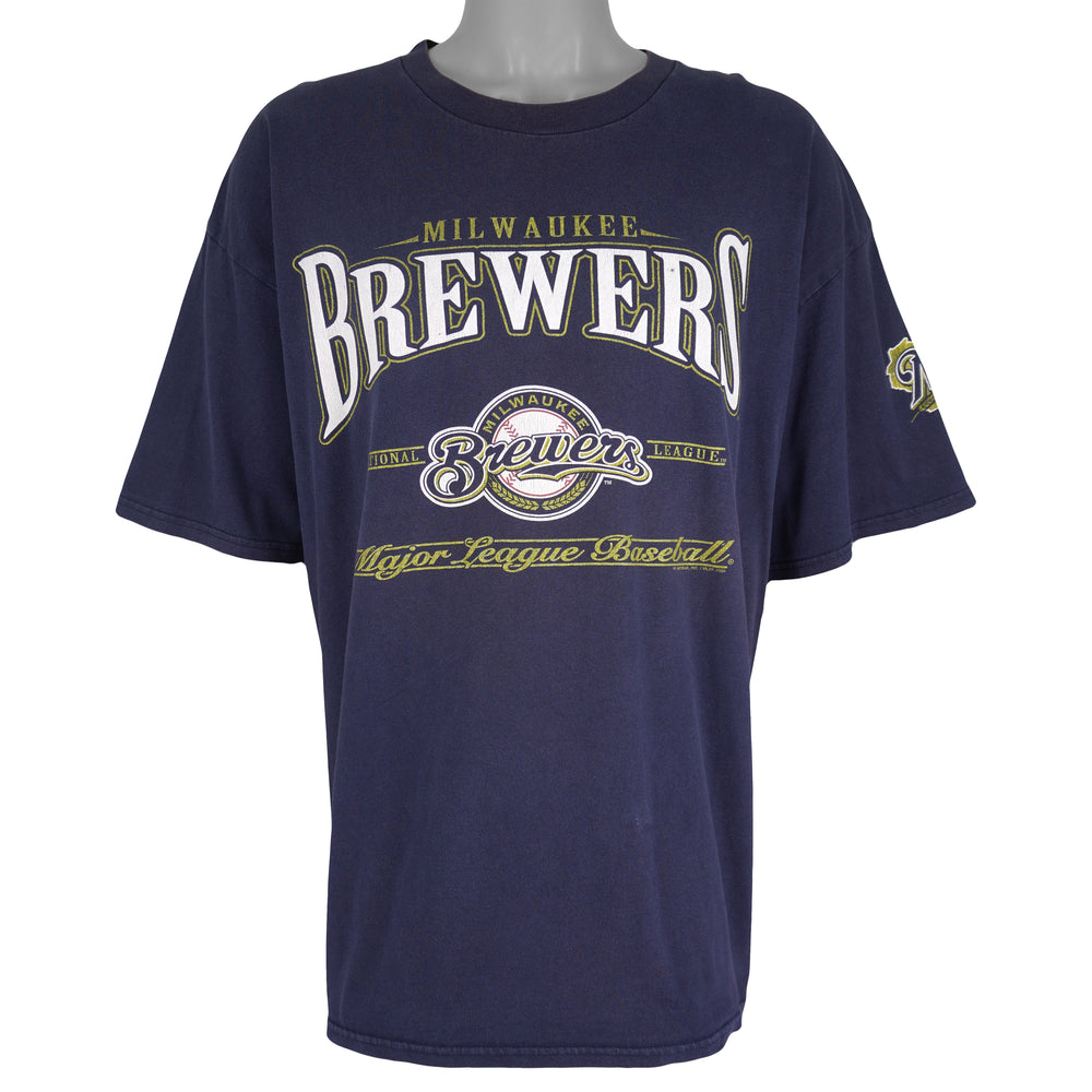 MLB (Lee) - Milwaukee Brewers Baseball T-Shirt 2000 XX-Large Vintage Retro Baseball