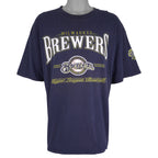 MLB (Lee) - Milwaukee Brewers Baseball T-Shirt 2000 XX-Large Vintage Retro Baseball