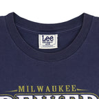 MLB (Lee) - Milwaukee Brewers Baseball T-Shirt 2000 XX-Large Vintage Retro Baseball