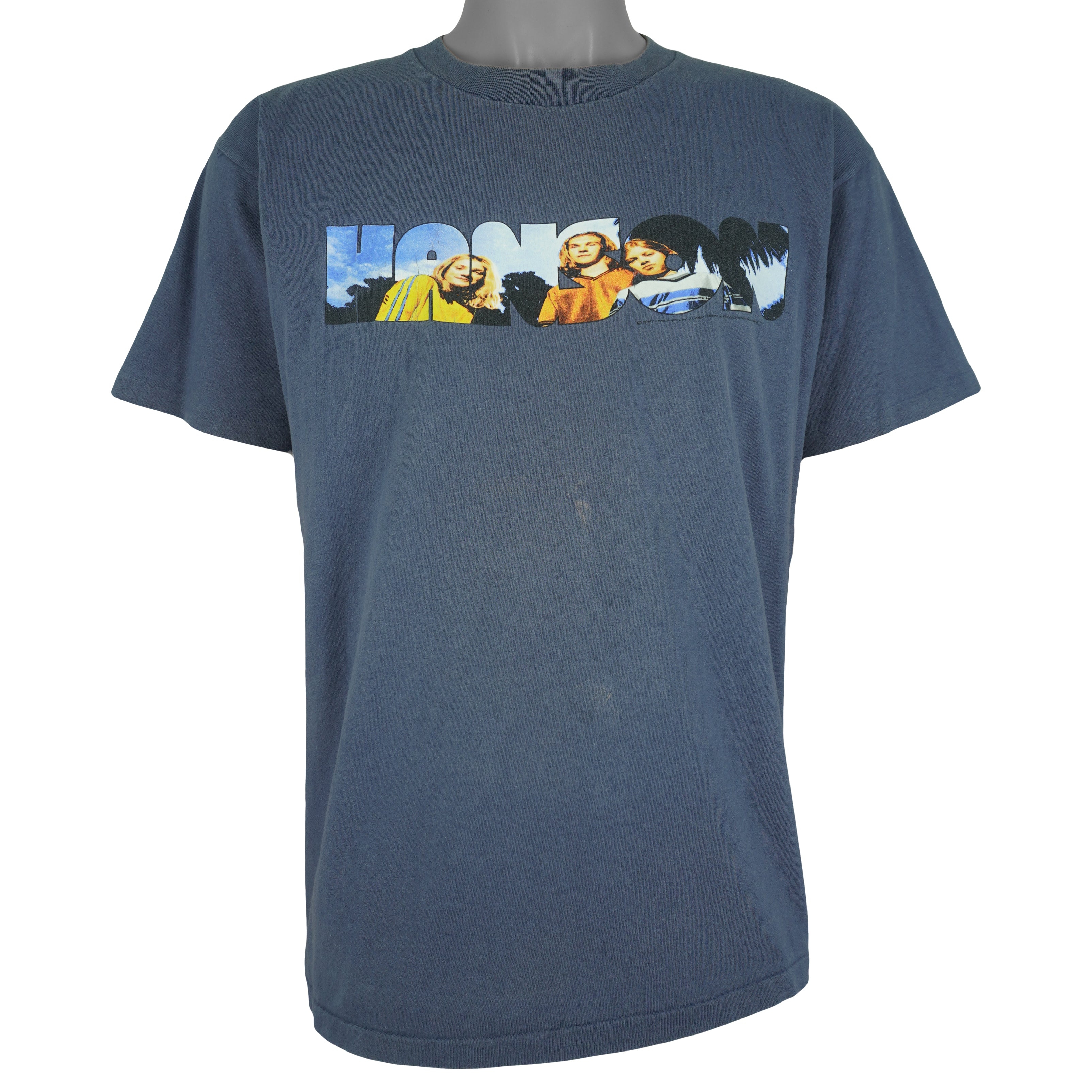 Vintage (Anvil) - Hanson Single Stitch T-Shirt 1997 Large Vintage Retro