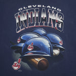 MLB (Dynasty) - Cleveland Indians T-Shirt 2001 X-Large Vintage Retro Baseball