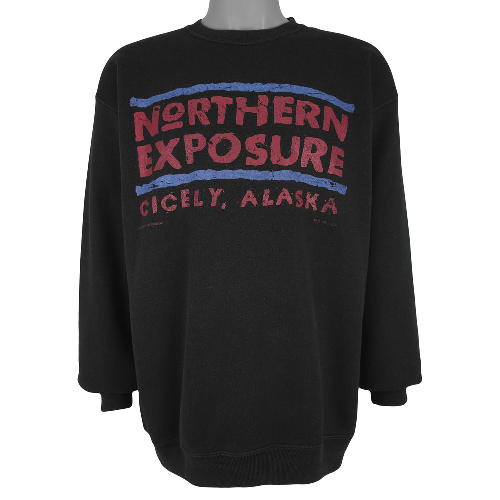 Vintage (Santee) - Northern Exposure Cicely, Alaska Sweatshirt 1991 Large Vintage Retro