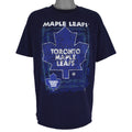 NHL (Trench) - Toronto Maple Leafs T-Shirt 1990s X-Large Vintage Retro Hockey