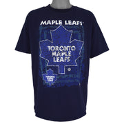 NHL (Trench) - Toronto Maple Leafs T-Shirt 1990s X-Large Vintage Retro Hockey