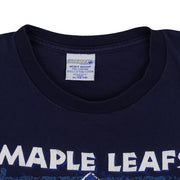 NHL (Trench) - Toronto Maple Leafs T-Shirt 1990s X-Large Vintage Retro Hockey