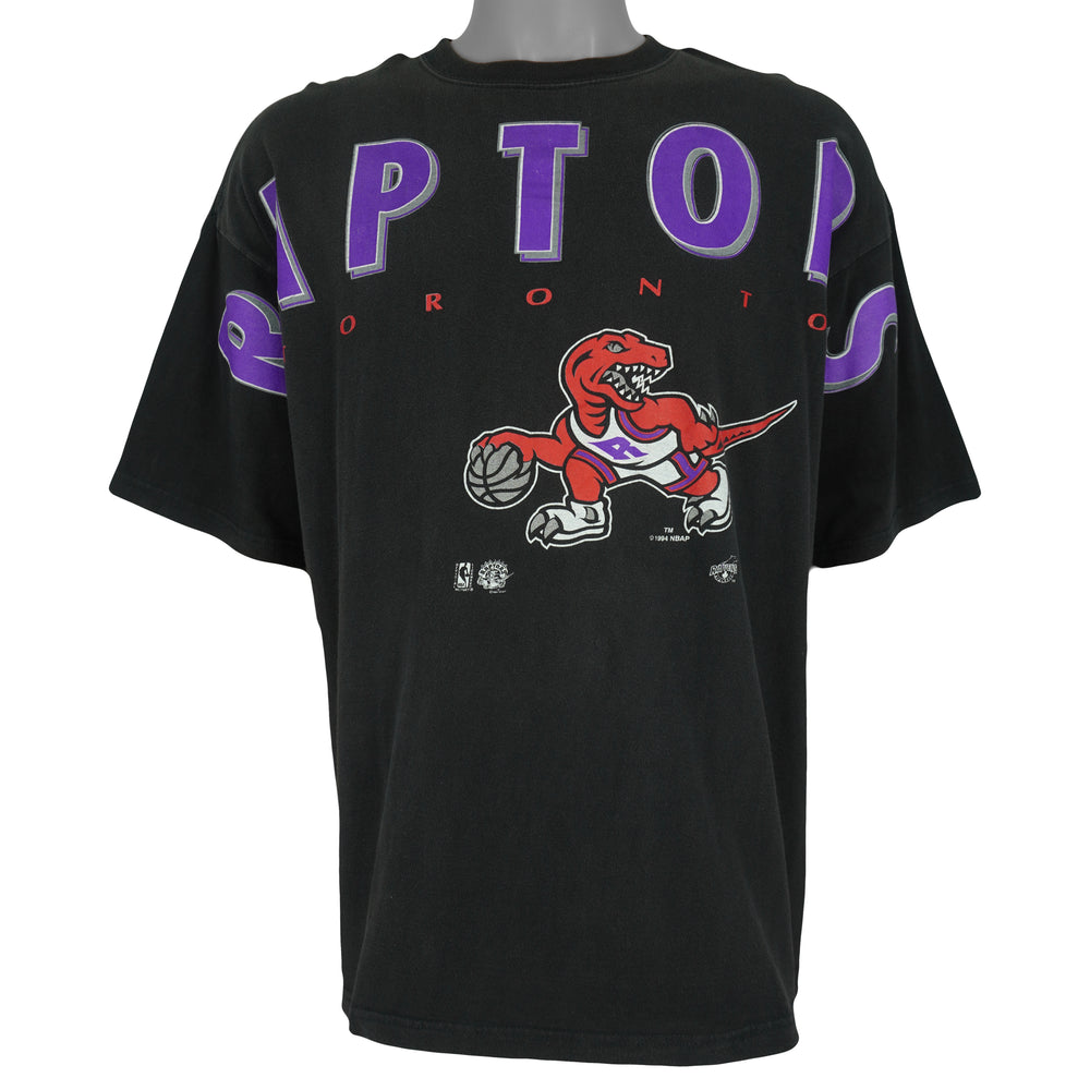 NBA (Ravens) - Toronto Raptors Basketball T-Shirt 1994 X-Large Vintage Retro Basketball