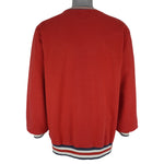 Ellesse - Red Spell-Out Crew Neck Sweatshirt 1990s X-Large Vintage Retro