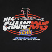 NFL (Tultex) - Atlanta Falcons Super Bowl Champions Sweatshirt 1999 Large Vintage Retro Football